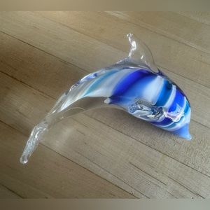 Handmade Glass Dolphin